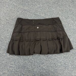 Lululemon Pace Setter Skirt Black Size 8